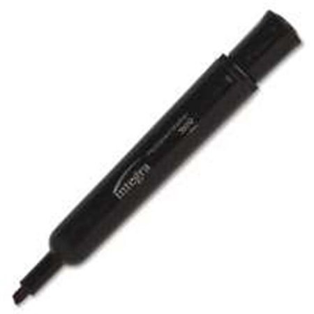 EASY-TO-ORGANIZE 30011 Permanent Marker; Chisel Tip; Black EA562174